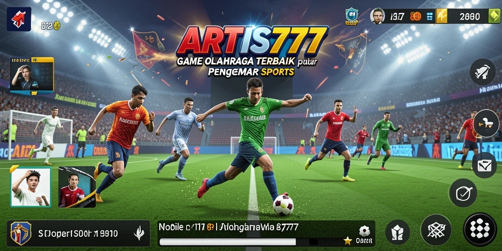 Tangkapan layar dari gameplay ARTIS777 yang menampilkan aksi seru di lapangan.