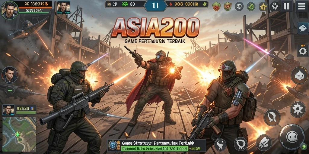 Tampilan gameplay menarik dari ASIA200 yang mendebarkan.