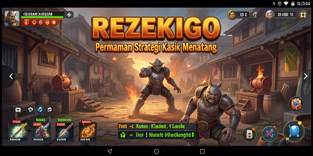 Tampilan menarik dari permainan strategi REZEKIGO.