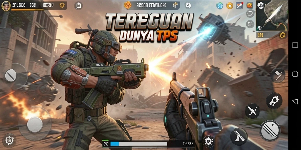 Tampilan gameplay menegangkan dalam SP666 saat pertempuran berlangsung.